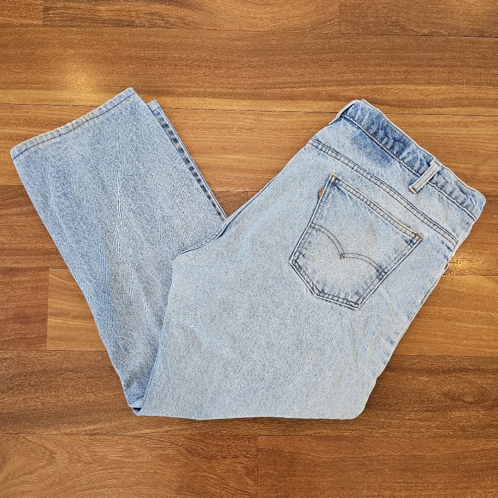 Vintage 1992 Levi’s 505 Orange Tab Straight Leg Jeans Men’s 42x30 Actual 38x26